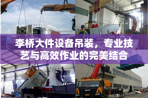 李桥大件设备吊装，专业技艺与高效作业的完美结合