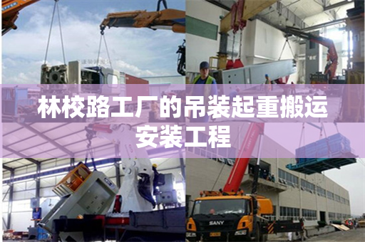 林校路工厂的吊装起重搬运安装工程