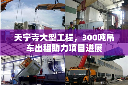 天宁寺大型工程，300吨吊车出租助力项目进展