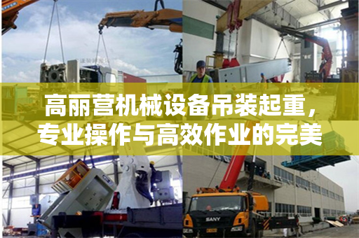 高丽营机械设备吊装起重，专业操作与高效作业的完美结合