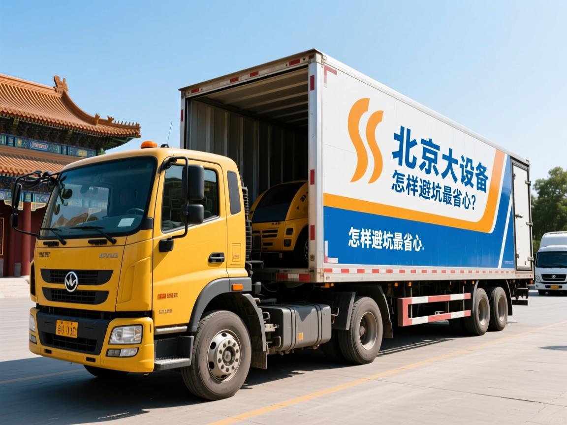 北京大件设备搬运，怎样避坑最省心？