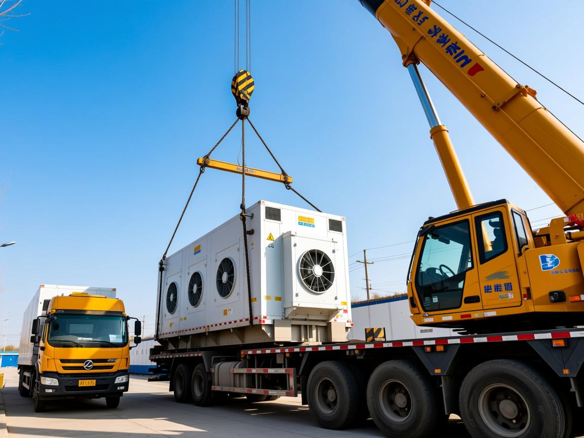 北京密云冷冻机组搬运难题多？专业方案解决起重运输就位痛点