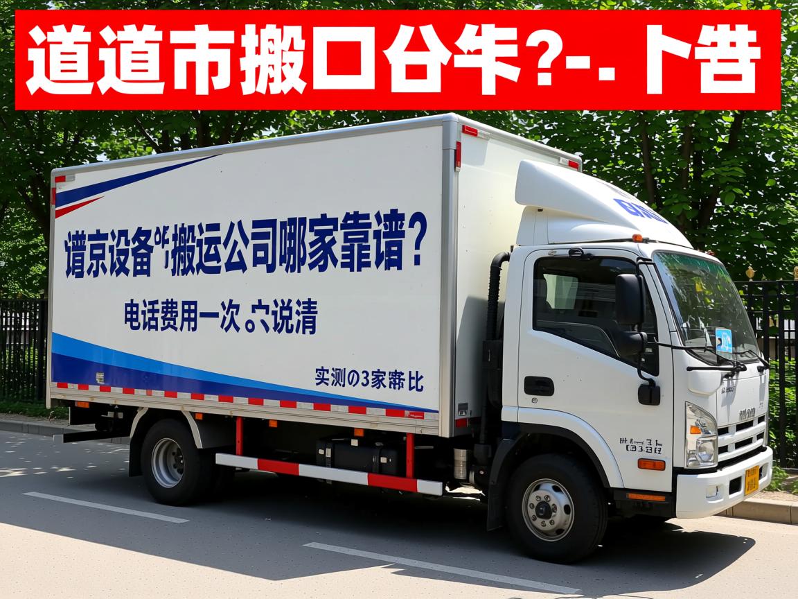 北京五道口设备搬运公司哪家靠谱？实测3家对比，电话费用一次说清