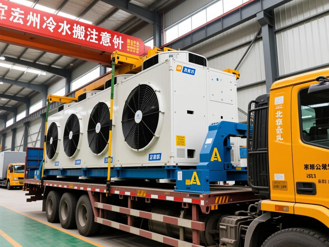 北京搬运大型设备，密云冷水机组如何安全就位？通州工厂搬迁要注意什么？