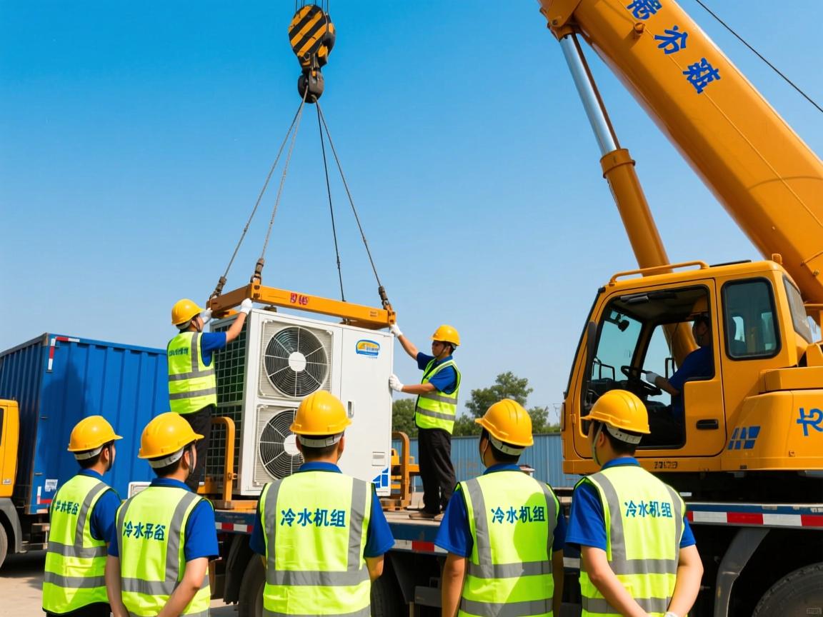 平谷人工起重吊装搬运怎么选团队?冷水机组吊装要注意什么?