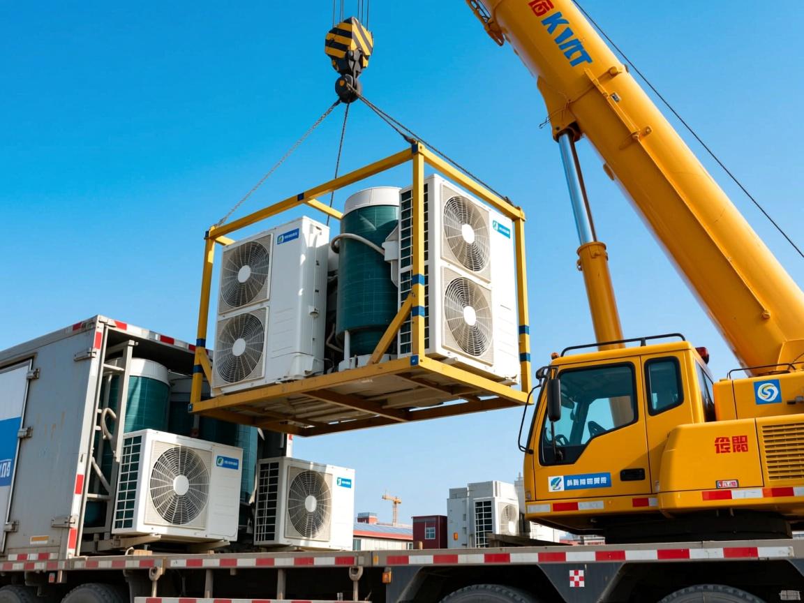北京空调设备吊装搬运怎么选?空调机组吊装注意事项_冷水机组搬运全流程解析