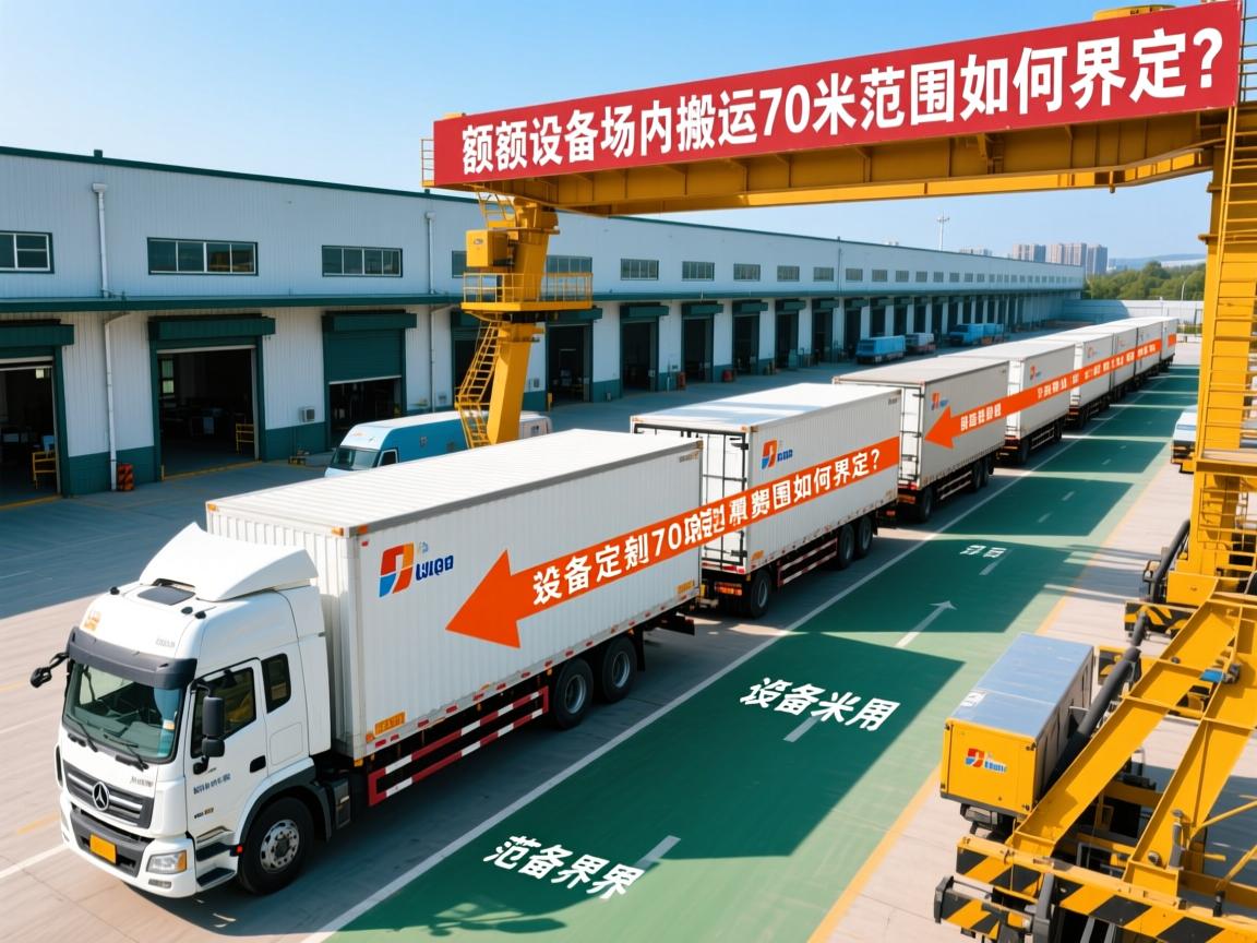 北京定额设备场内搬运70米范围如何界定？设备出库搬运费用怎样计算？