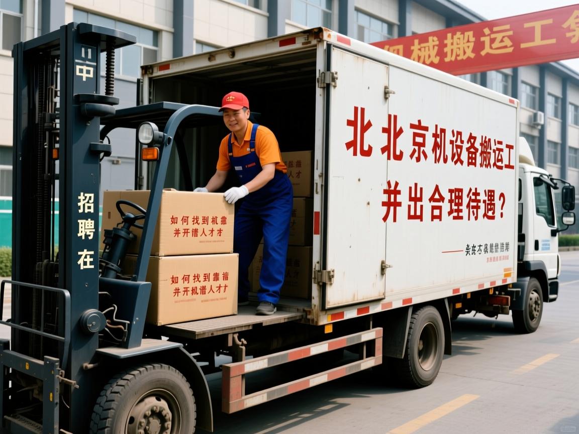 在北京招聘机械设备搬运工，如何找到靠谱人才并开出合理待遇？
