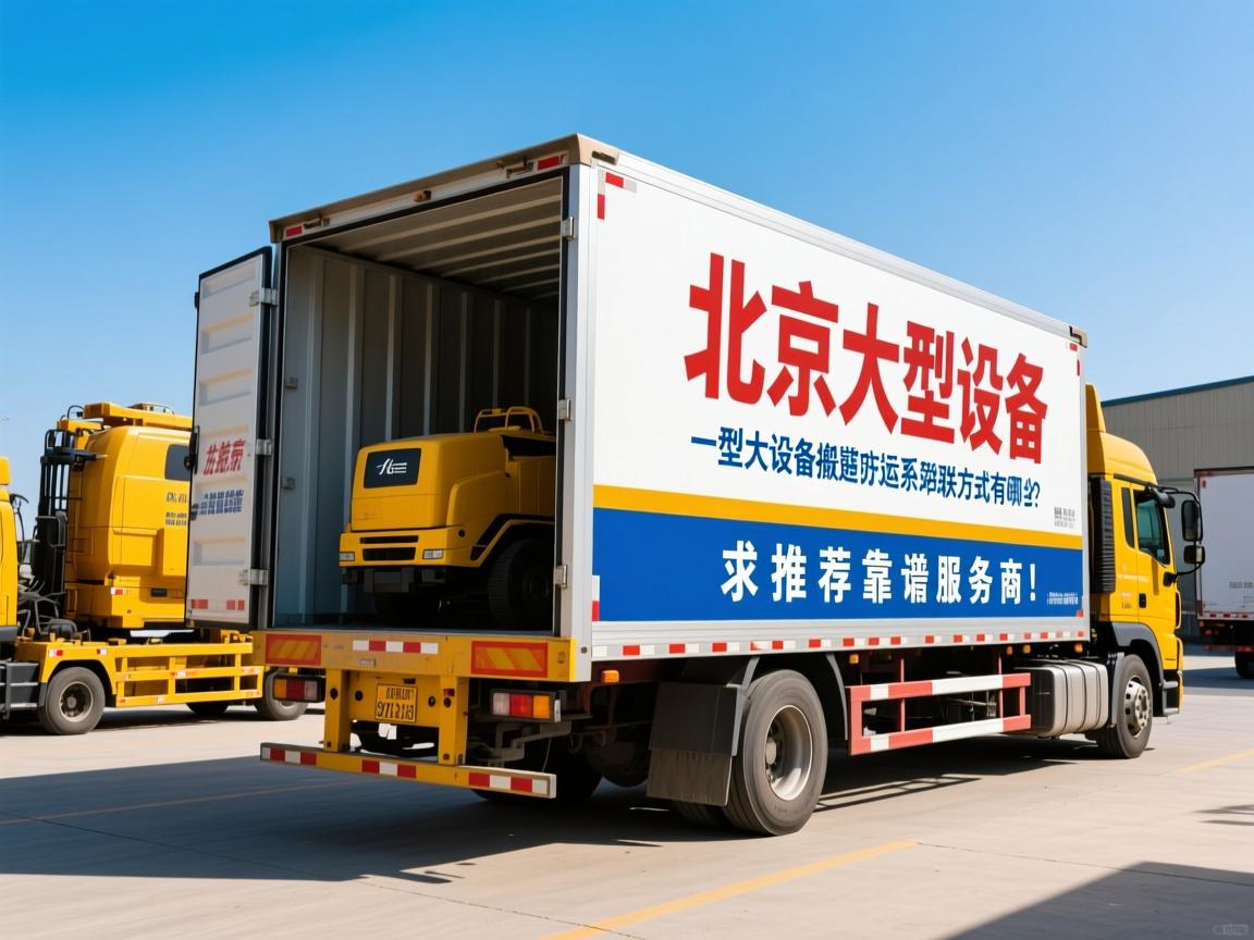 北京大型设备搬运联系方式有哪些?求推荐靠谱服务商!