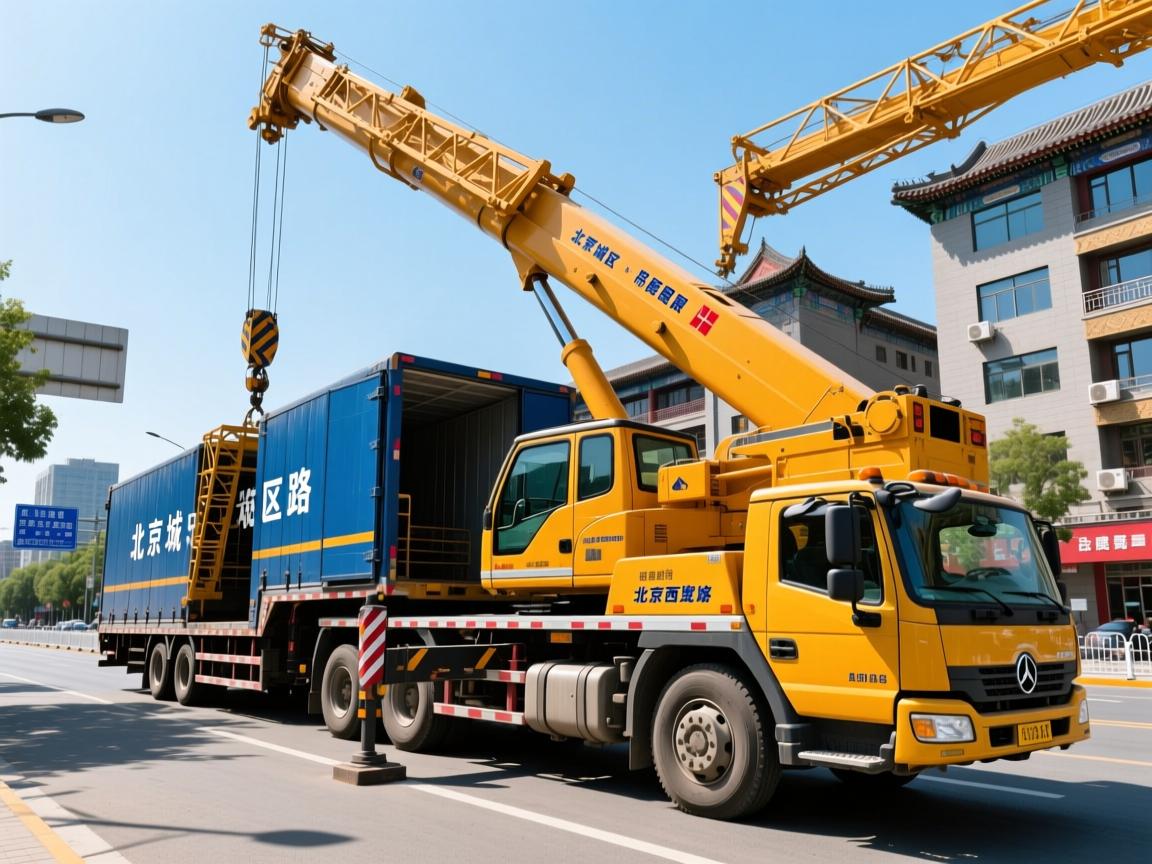 北京西城区大型设备搬运为什么需要专业的展览路吊车租赁服务？