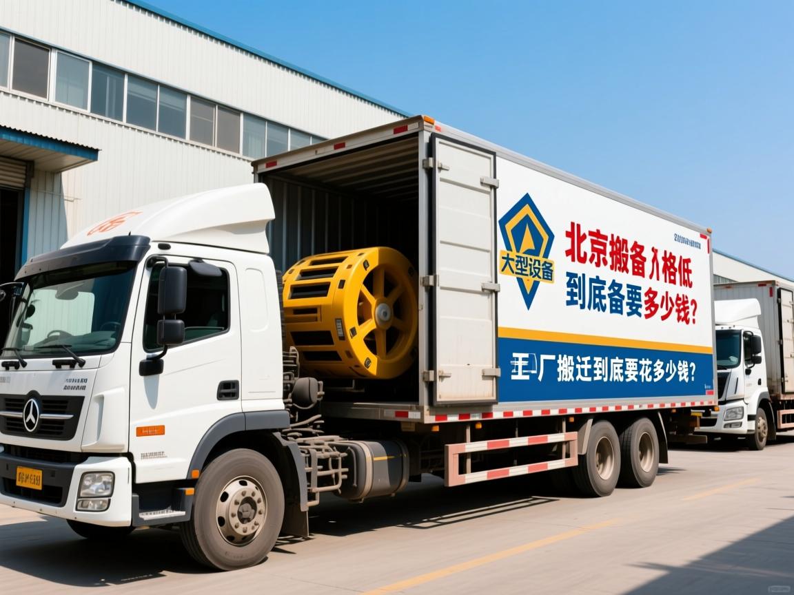 北京大型设备搬运价格低,工厂搬迁到底要花多少钱?