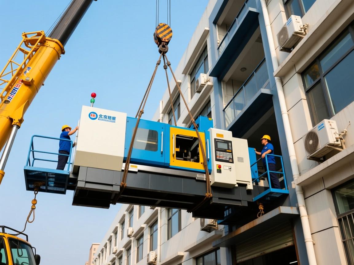 北京注塑机吊装上楼怎么操作，卧式注塑机吊装要注意什么，专业公司服务流程是怎样的？