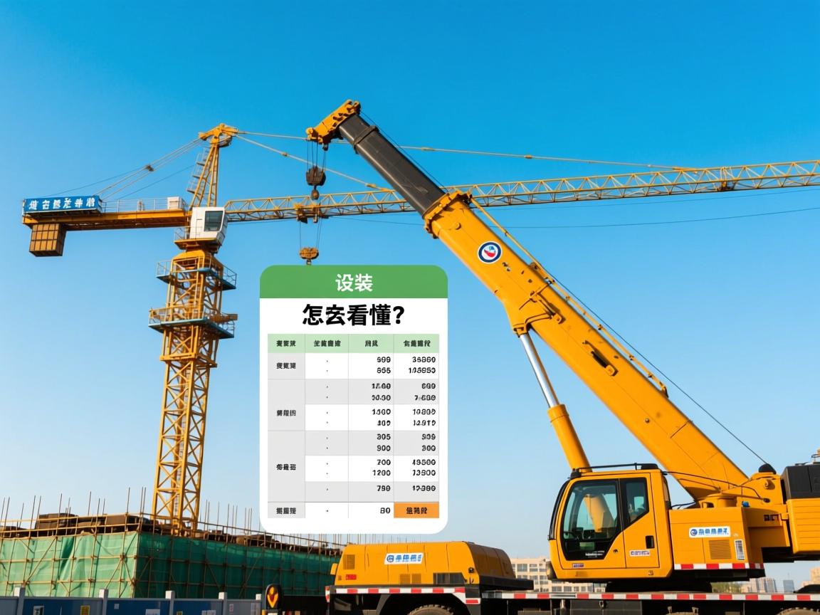 北京设备吊装报价表怎么看懂？