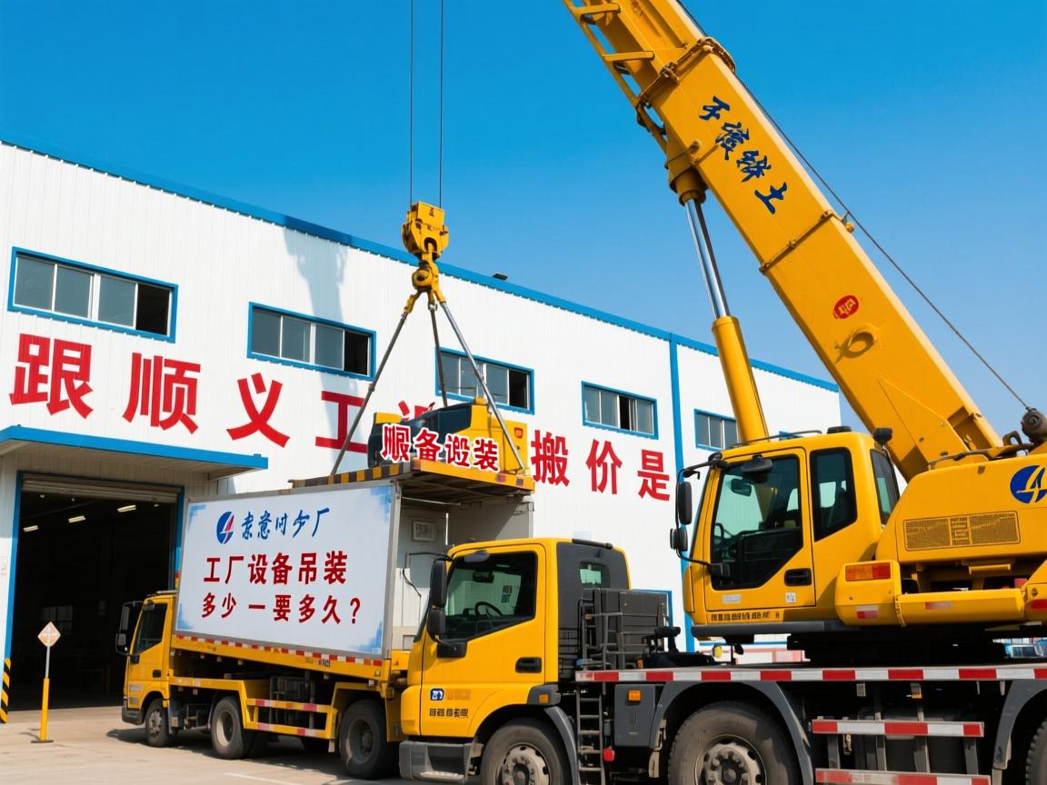 顺义工厂设备吊装搬迁价格是多少_时间要多久？