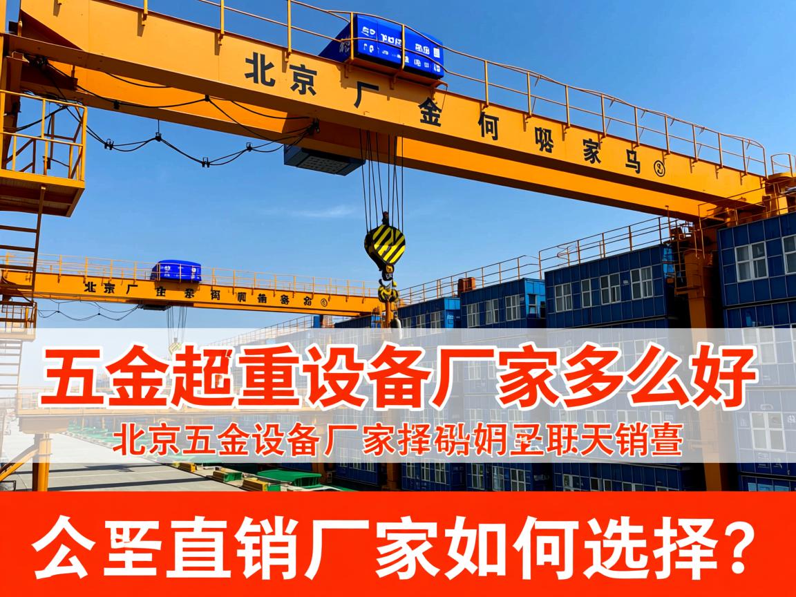 北京五金起重设备厂家哪家好_直销厂家如何选择？
