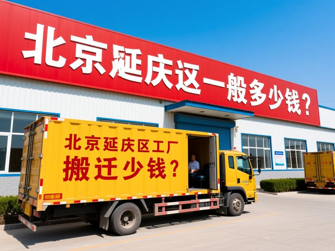 北京延庆区工厂搬迁一般多少钱？我把价格构成清单给你列出来了