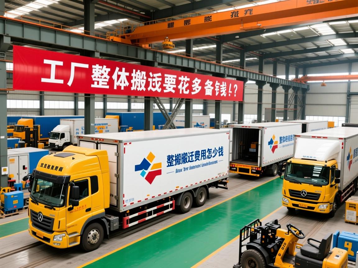 北京工厂整体搬迁要花多少钱，设备搬迁怎么算，大型工厂搬迁费用高吗？