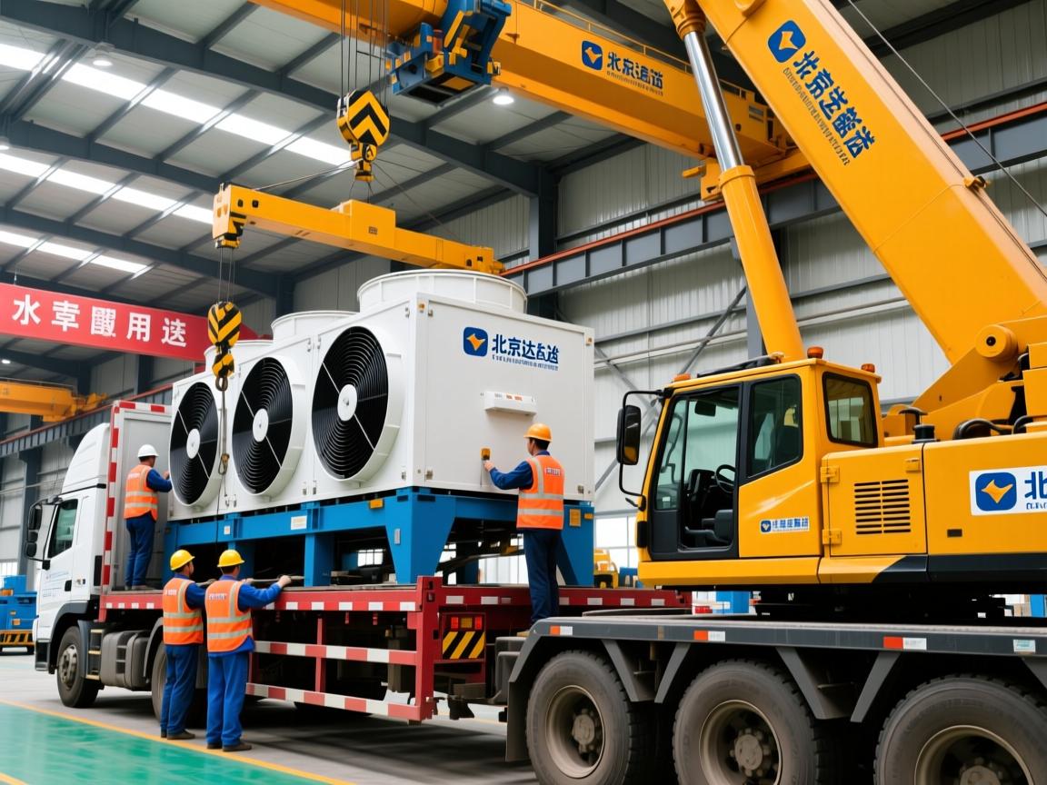 北京鸿达起重搬运，冷水机组吊装如何保障安全？机床搬运要注意哪些细节？